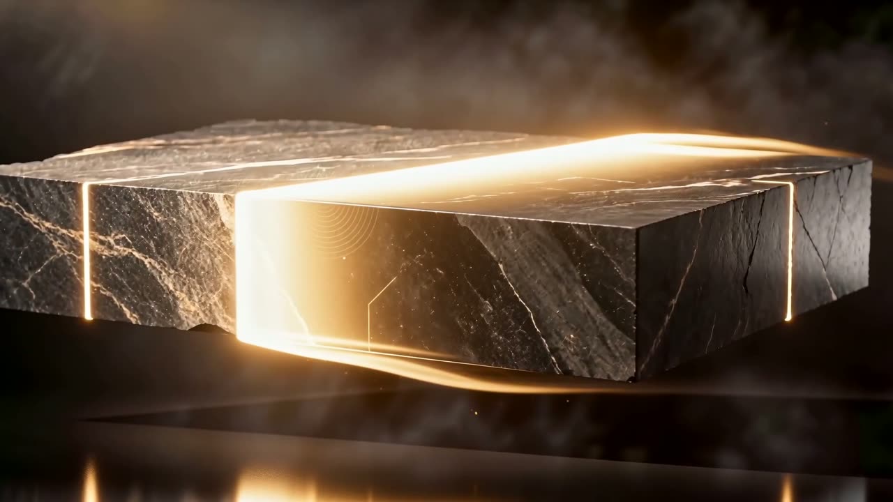 Light refining a structured stone surface